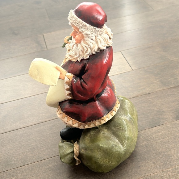 Holiday Wooden Santa Clause Ornament, Christmas Statue Display, Gifts St. Nick - Picture 7 of 11